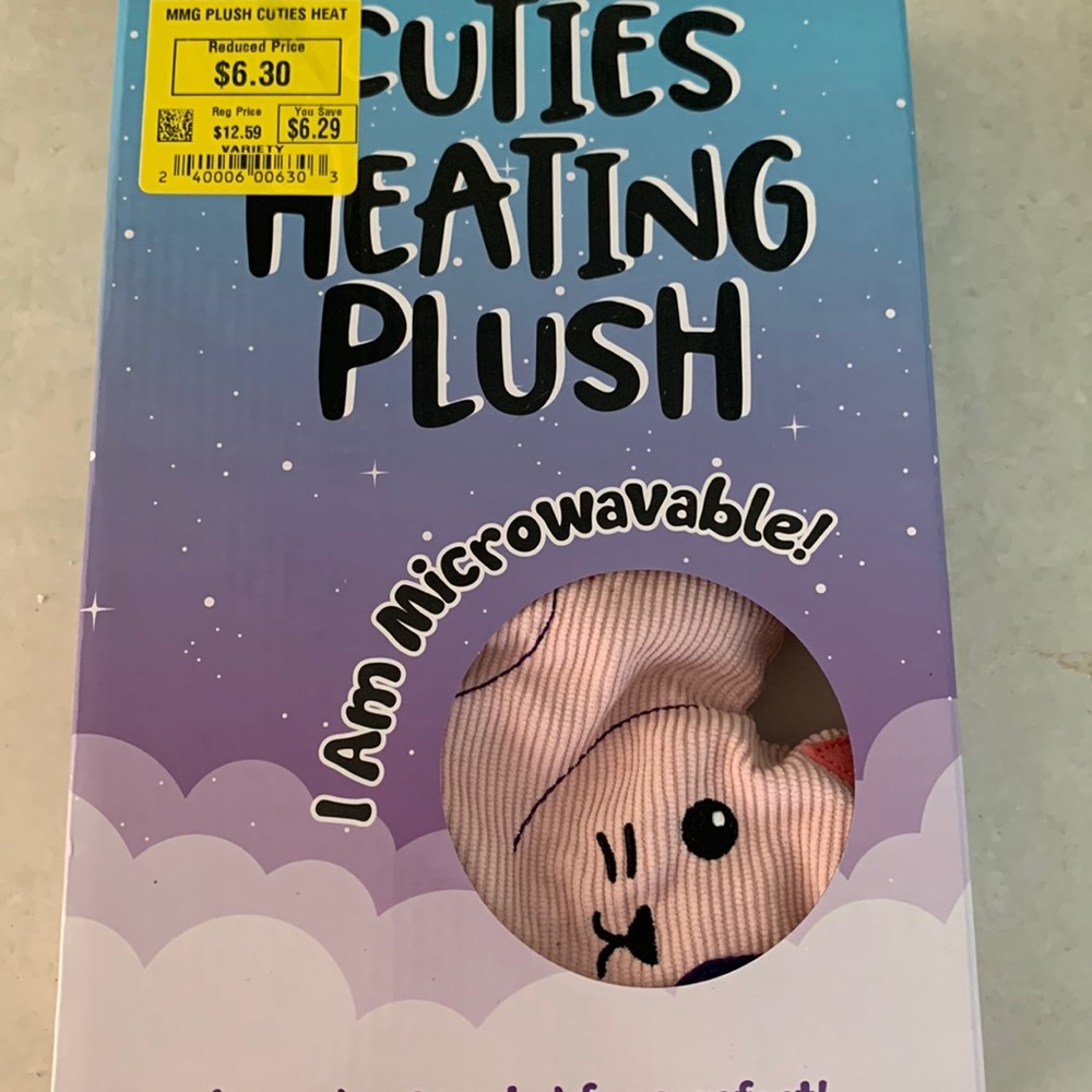NIB heating cat plush